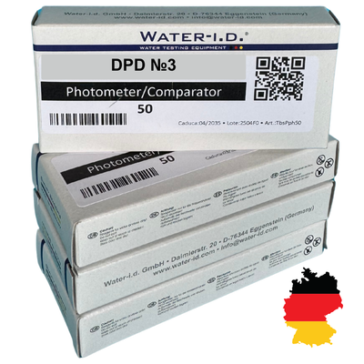 DPD N°3 Reagents – for Testing Chlorine (Combined/Total) and Ozone (50 Tablets) for Poollab 1.0, 2.0 & PoolWaterLAB