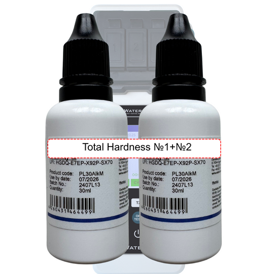 Total hardness liquid reagents for PoolLab digital pool water tester – carbonate ion measurement solution