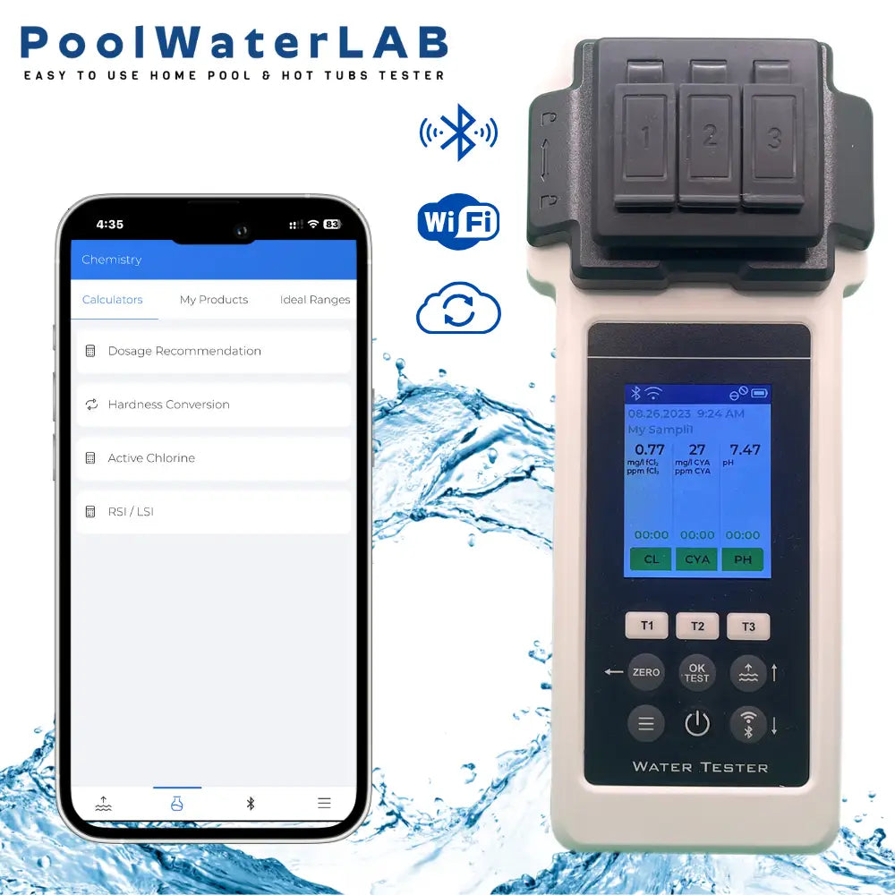 electronic pool water tester