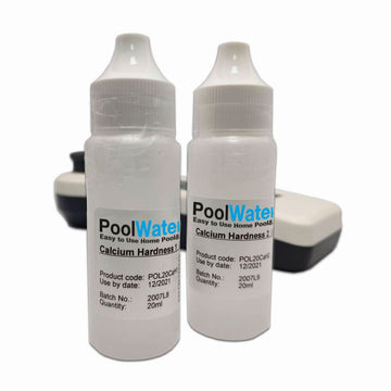 liquid reagents for Pool Lab - PoolWaterLAB - Water Tester - Kit to Measure Calcium Hardness - 50 Tests