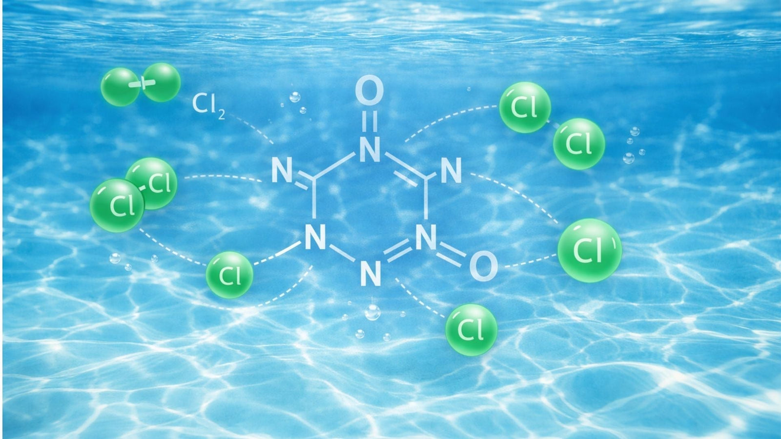 Cyanuric acid levels in swimming pool water and their effect on free chlorine sanitation