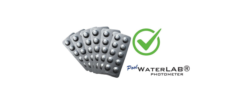 PoolWaterLab pool water tester used for precise measurements