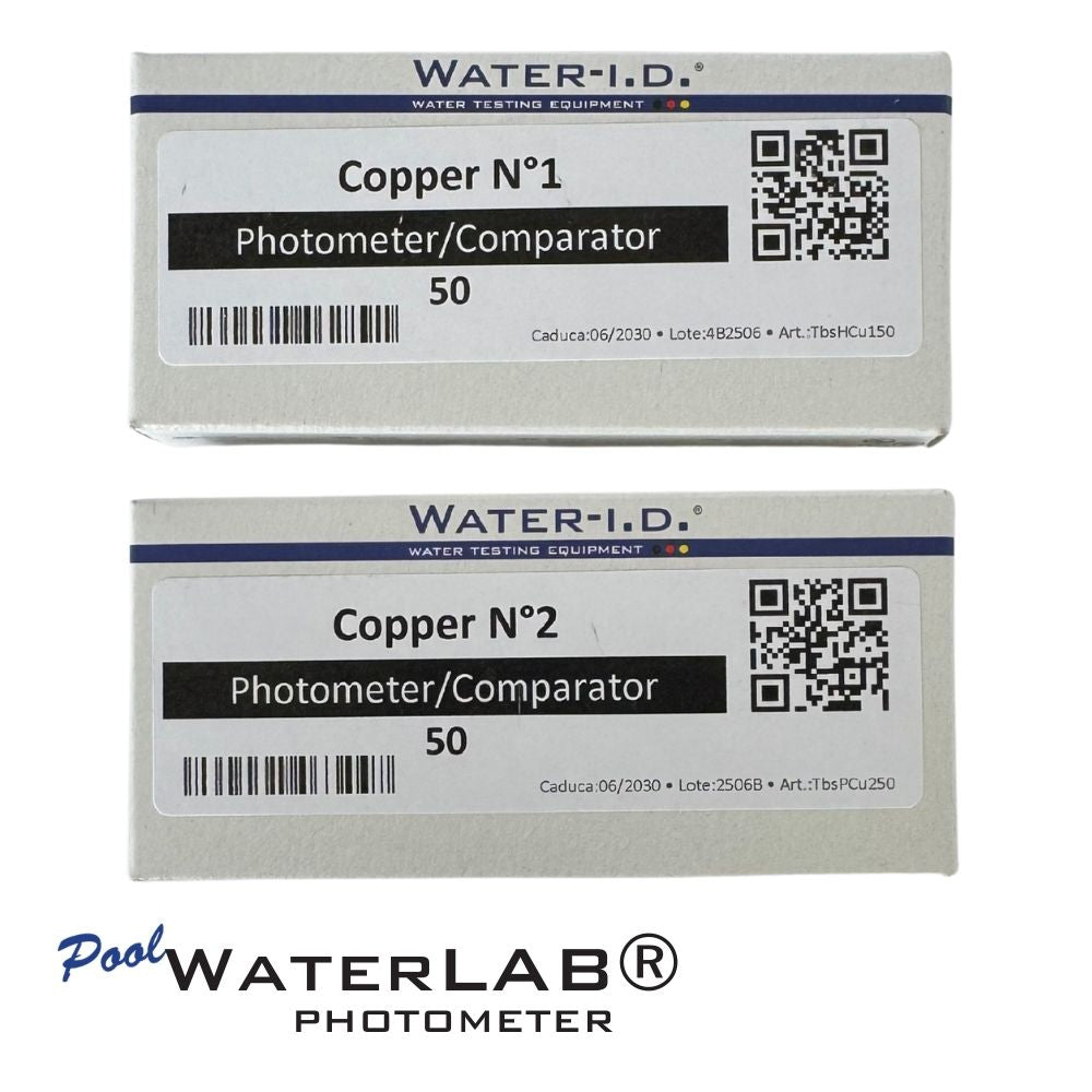 Copper reagent tablets for pool photometer — 100 count