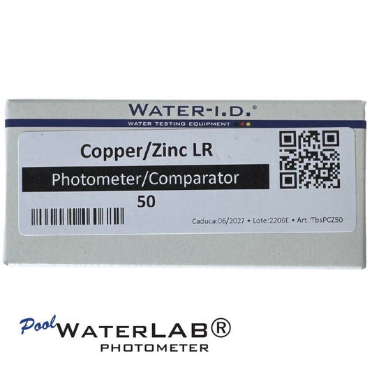 Copper & zinc reagent tablets for pool photometer — 50 count