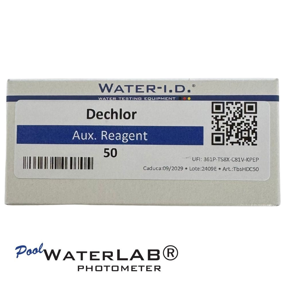 DECHLOR reagent tablets for pool photometer — 50 count