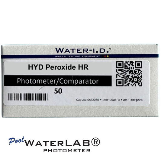 High-range hydrogen peroxide reagent tablets for pool photometer — 50 count