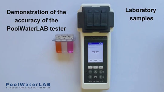 Pool Water Tester 27 Parameters - Easy to Use Home Pool & Hot Tubs Tester - PoolWaterLAB