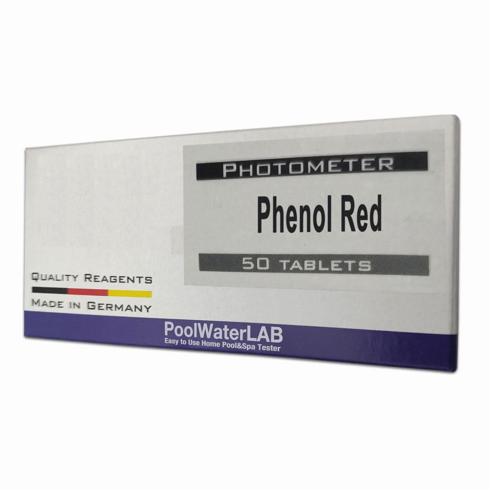 Reagents for Pool LAB - Phenol Red for pH Testing 50 Tablets